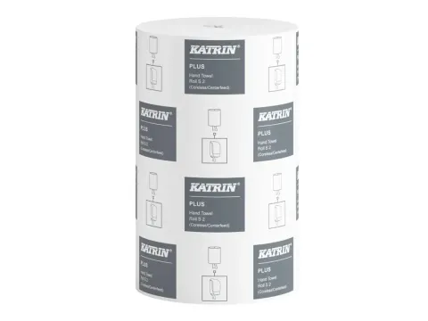 Poetspapier Katrin Plus klein 2-laags 261 vel wit 2634 Pallet