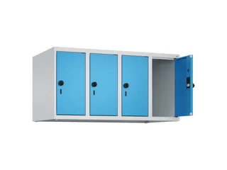 opzetkast,v. locker,4vak.,vak B 250mm,HxBxD 500x1000x500mm,vleugeldeur - 2