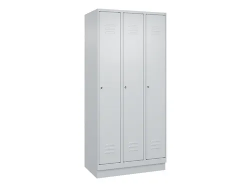 locker,HxBxD 1950x900x500mm,3vak,vak B 300mm,cil.-slot,sokkel