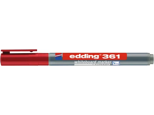 Whiteboardmarker edding 361 rond 1mm rood