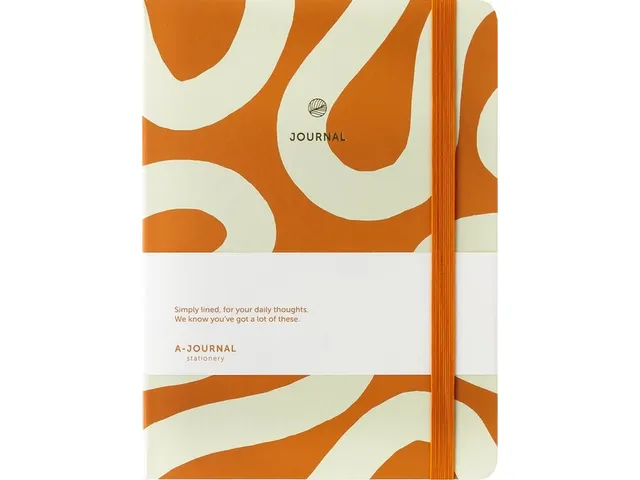 Notitieboek A5 Flow oranje A Journal lijn