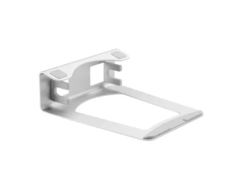 Laptopstandaard 2-in-1 Laptopverhoger Zilver Aluminium