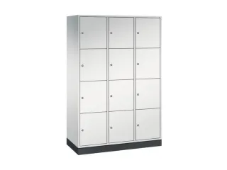 grootvolume-lockersysteem,RAL 7035,HxBxD 1950x1220x500mm,3x4vakken - 2