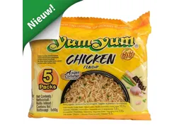 Noodles Yum Yum kip bami 5-pack 5x60gr