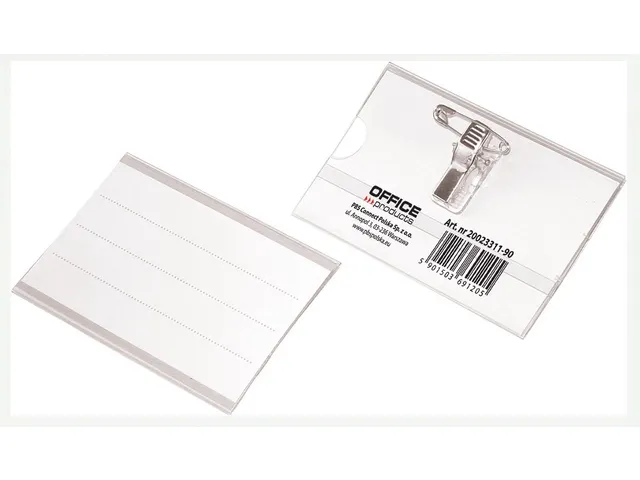Office Products Badge met Combiklem 90x57mm