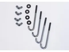 bevestigingsset,v. IBC-trechters,4bevestigingshaken,onderlegringen