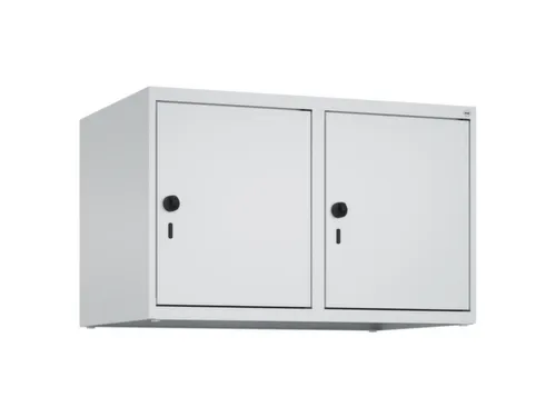 opzetkast,v. locker,2vak.,vak B 400mm,HxBxD 500x800x500mm,vleugeldeur
