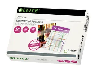 Lamineerhoes Leitz A7 2x125 micron EVA 100stuks - 1