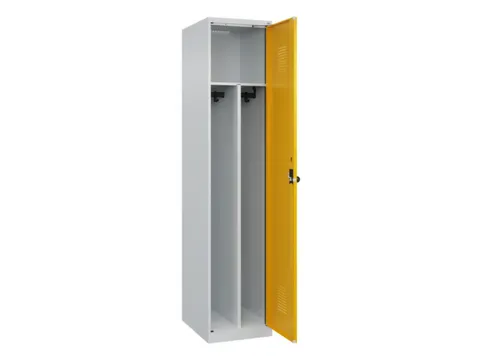 locker voor scheiding van kleding,HxBxD 1850x400x500mm,1vak