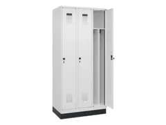 locker voor scheiding van kleding,HxBxD 1950x900x500mm,3vak
