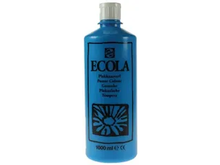 Plakkaatverf Ecola Flacon van 1000 ml Lichtblauw - 1