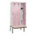 locker met bank,HxBxD 2120x900x815mm,3vak,vak B 300mm,draaigrendel