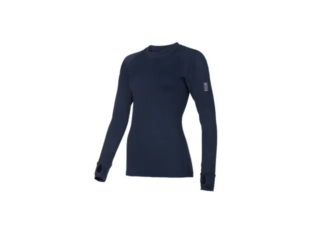 Maillot de corps à manches longues Sioen Keibu Fem FR/AS, bleu marine