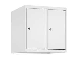 opzetkast,v. locker,2vak.,vak B 250mm,HxBxD 500x500x500mm,vleugeldeur - 1