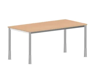 In hoogte verstelbaar bureau,HxBxD 720-840x1600x800mm,NE-esdoorn - 2