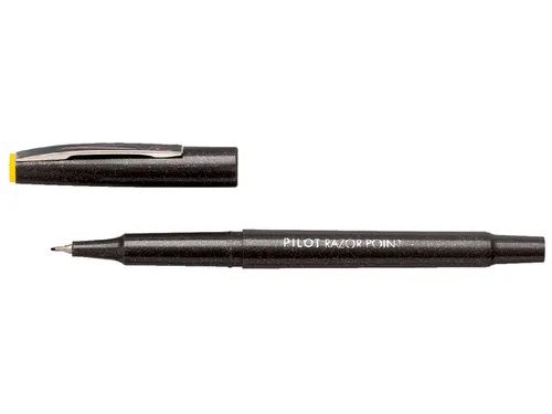 Fineliner Pilot V-Razor Point 0.8mm Extra fijne Punt Zwart
