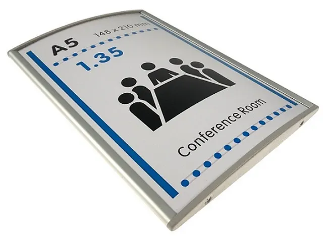 Menoor Deurbord Premium Gebogen A5