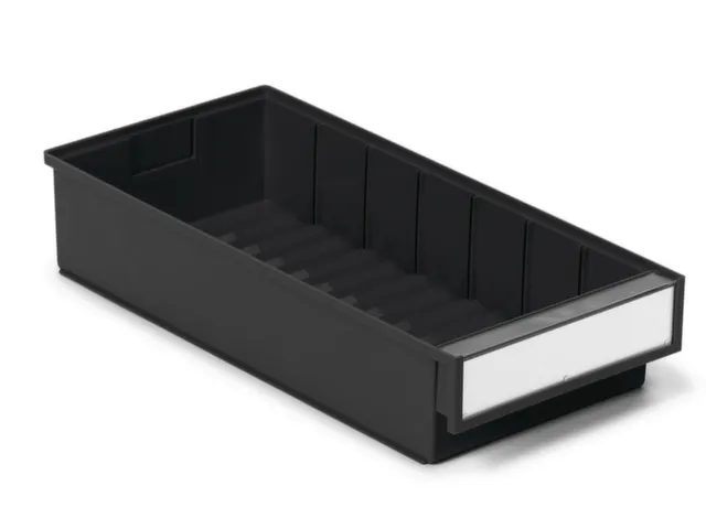 bac compartimentable ESD,HxlxP 82x186x400mm,PP,noir