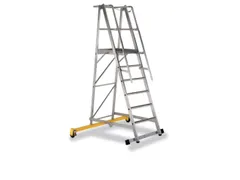 Platformladder Aluminium Bordes H X B X D 1600X 600X 630Mm 6Treden