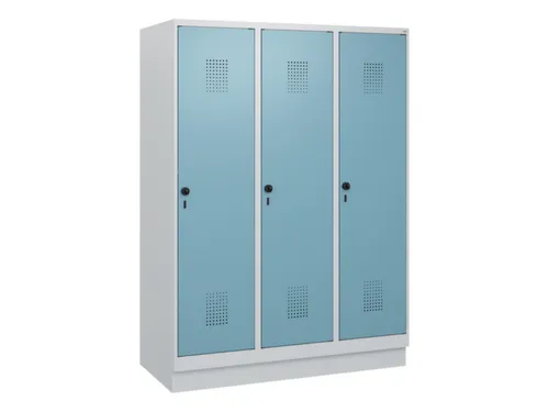 schoollocker,HxBxD 1630x1200x500mm,3vak,vak B 400mm,draaigrendel