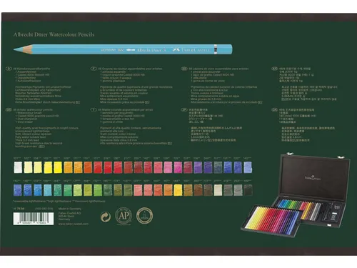 Aquarelpotlood Albrecht Durer Houten Koffer A 48 Stuks