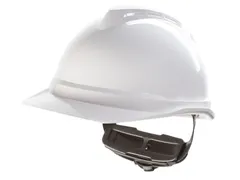 MSA V-Gard 500 ongeventileerde veiligheidshelm met Fas-Trac III binnen