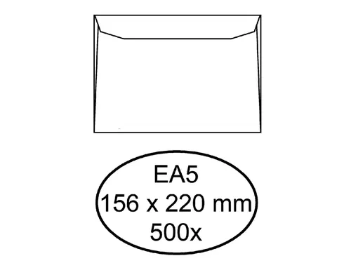 Envelop Quantore Bank Ea5 156X220Mm 80 Gram Wit Gegomd