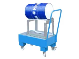 verrijdbare opvangbak,v. 1x60l vat,opvangvol. 61l,HxBxD 1075x500x940mm