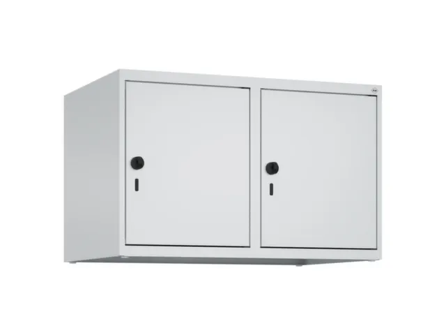 opzetkast,v. locker,2vak.,vak B 400mm,HxBxD 500x800x500mm,vleugeldeur