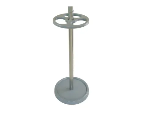 staande kapstok,HxØ 1800x400mm,6jashaken,parapluhouder/druppelvanger