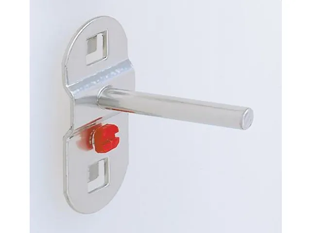 gereedschapshouder,v. perfoplaat,L 100mm,einde recht,RAL7016