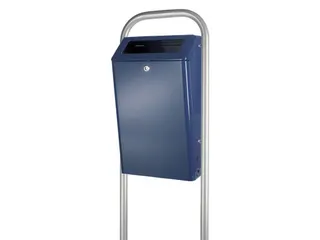 Buitenafvalbak 50 Liter Blauw - 1