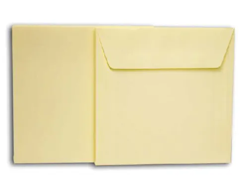 Envelop Papyrus Envelpack Design vierkant 140x140mm ivoor 894410 10 st