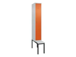 locker voor scheiding van kleding,HxBxD 2120x300x815mm,1vak