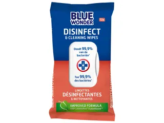 Desinfectiereinigerdoekjes Blue Wonder 72stuks - 2