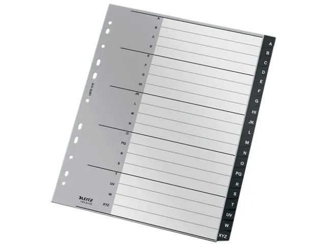 Tabblad Leitz Recycle A4 11-gaats A-Z extra breed PP