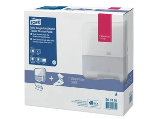 Tork Singlefold Handdoek Mini Dispenser Starterpack - 1