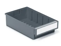 stellingbak,HxBxD 82x186x300mm,PP,grijs