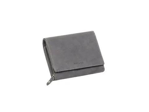 Damesportefeuille RFID Pride and Soul. Grijs leer.