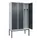 locker voor scheiding van kleding,HxBxD 2120x1200x500mm,3vak