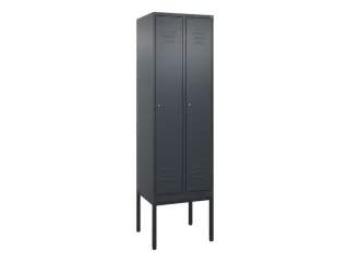 locker,HxBxD 2120x600x500mm,2vak,vak B 300mm,cil.-slot,voetonderstel - 1