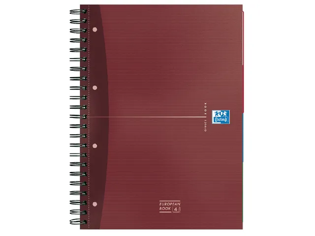 Bloc de cours Oxford Essentials A4+ 120fls double spirale assorti