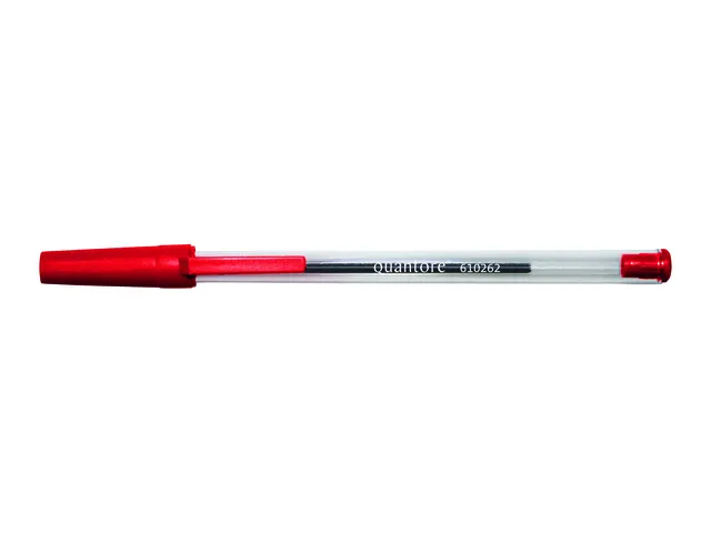 Balpen Quantore Stick rood medium