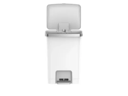 Hana 2 Pedaalemmer 25 liter Wit