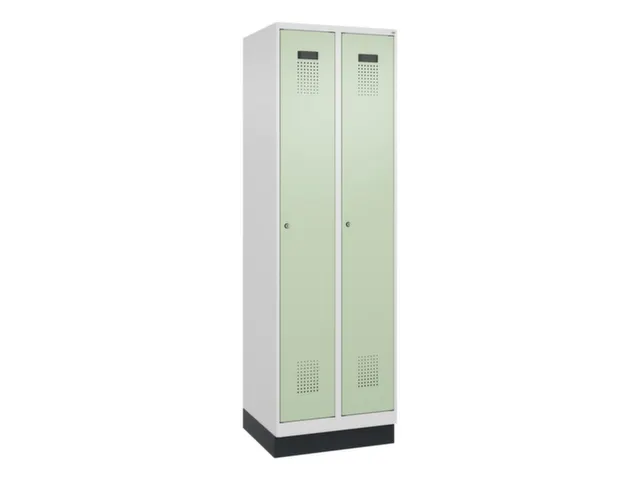 locker voor scheiding van kleding,HxBxD 1950x600x500mm,2vak