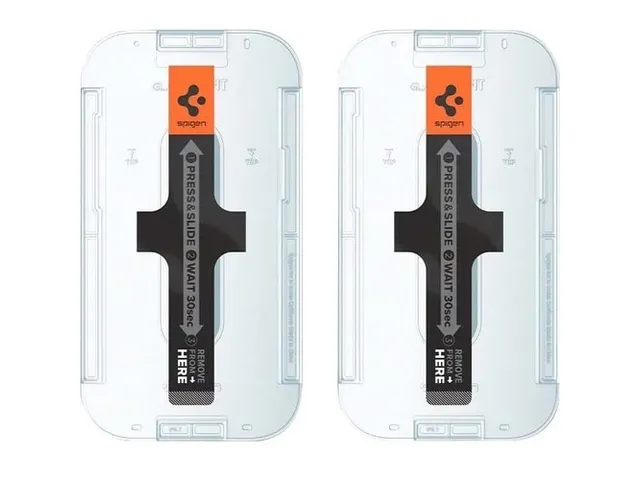 Spigen iPhone 16E/14/13 Pro/13 Glas.tR EZ Fit Privacy screenprotector