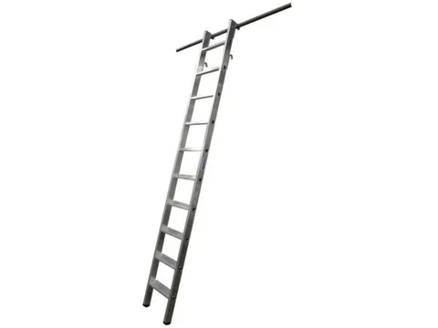 Stellingladder Aluminium 4Haken 10Treden Boom L 2.70M