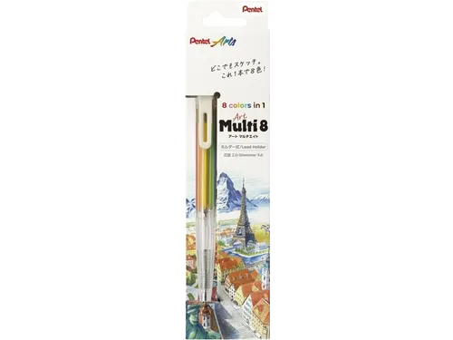 Vulpotlood Pentel XPH804 2.0mm multi 8 kleuren