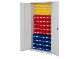 Bakkenkast Staalplaat 1950x1000x410mm Deuren Staalplaat - 2