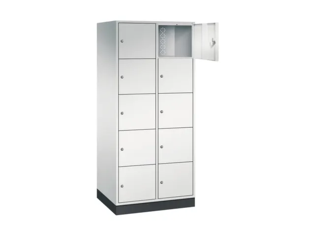 grootvolume-lockersysteem,RAL 7035,HxBxD 1950x820x600mm,2x5vakken